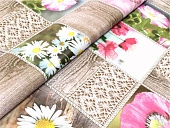 картинка Клеенка ПВХ на тканевой основе "ПРИНТ/PRINT" 1,37*20м мод. ST2651-1  — Великий Путь